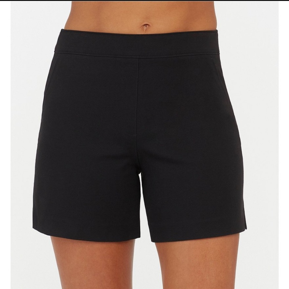 SPANX Black High-Waist Smooth-Fit Shorts